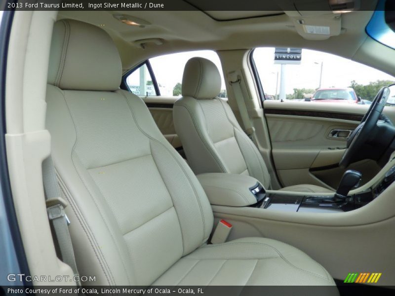 Ingot Silver Metallic / Dune 2013 Ford Taurus Limited