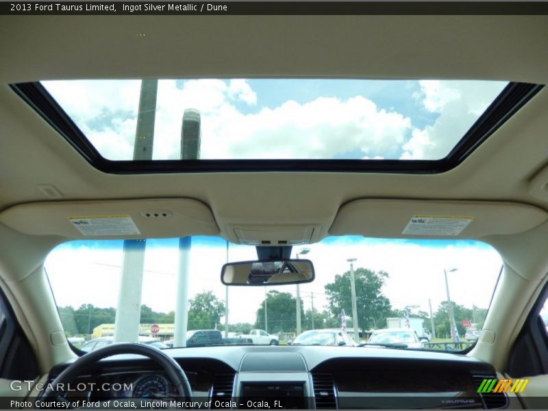 Ingot Silver Metallic / Dune 2013 Ford Taurus Limited
