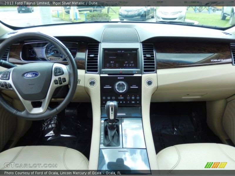 Ingot Silver Metallic / Dune 2013 Ford Taurus Limited