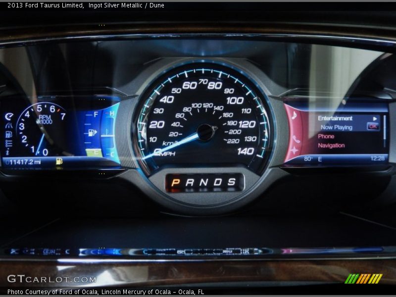 Ingot Silver Metallic / Dune 2013 Ford Taurus Limited