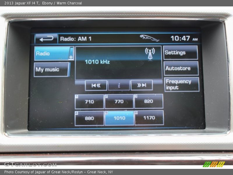 Ebony / Warm Charcoal 2013 Jaguar XF I4 T