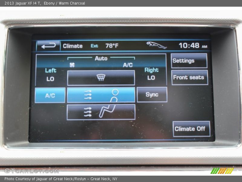 Ebony / Warm Charcoal 2013 Jaguar XF I4 T
