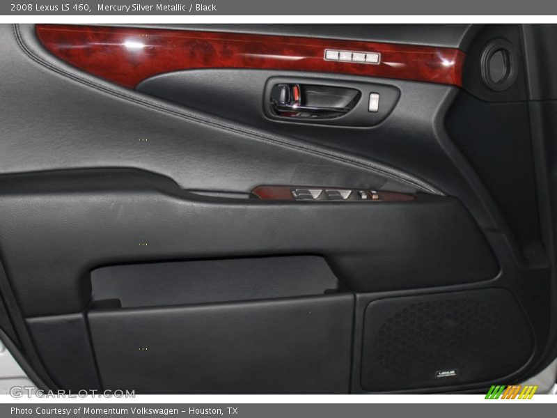 Mercury Silver Metallic / Black 2008 Lexus LS 460