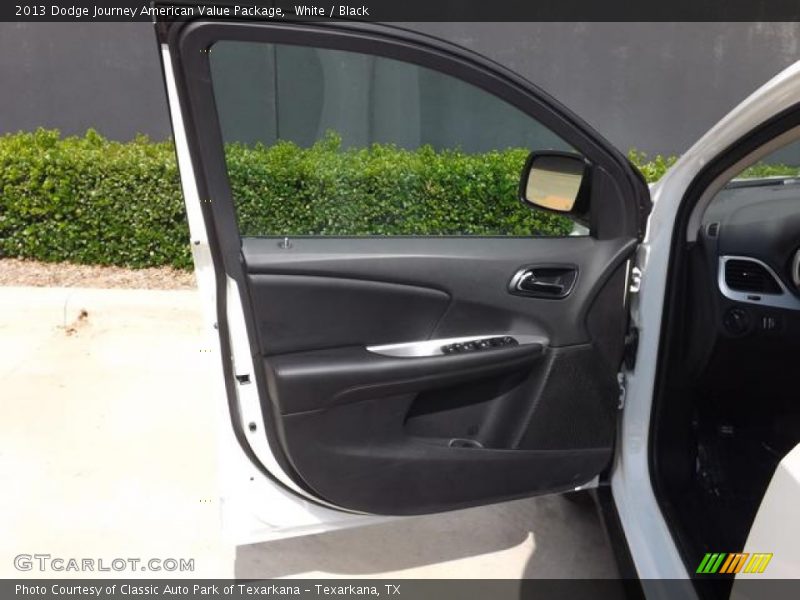 White / Black 2013 Dodge Journey American Value Package
