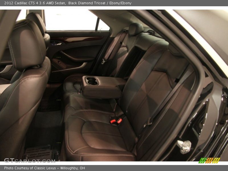 Black Diamond Tricoat / Ebony/Ebony 2012 Cadillac CTS 4 3.6 AWD Sedan