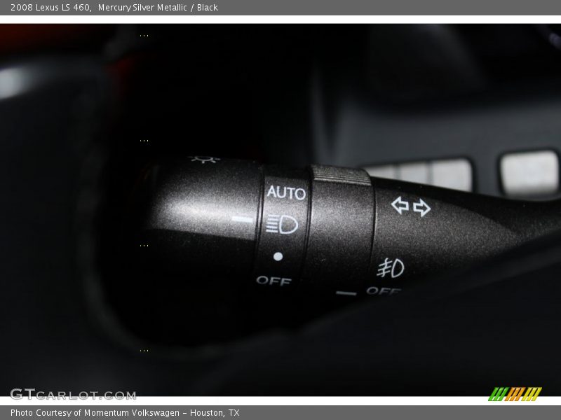 Mercury Silver Metallic / Black 2008 Lexus LS 460