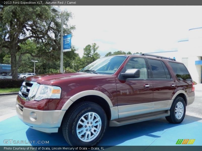 Autumn Red / Camel 2013 Ford Expedition XLT