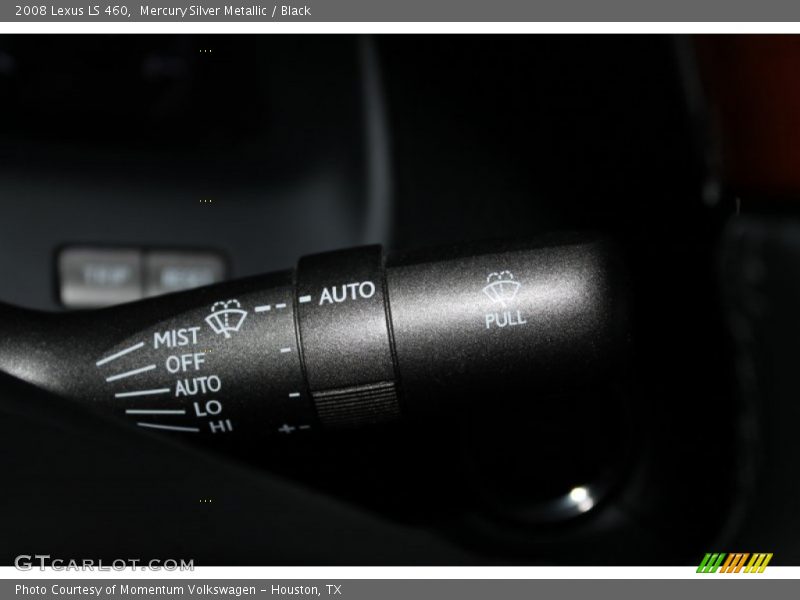 Mercury Silver Metallic / Black 2008 Lexus LS 460