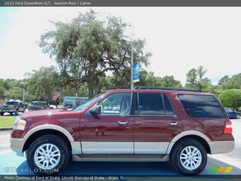 Autumn Red / Camel 2013 Ford Expedition XLT