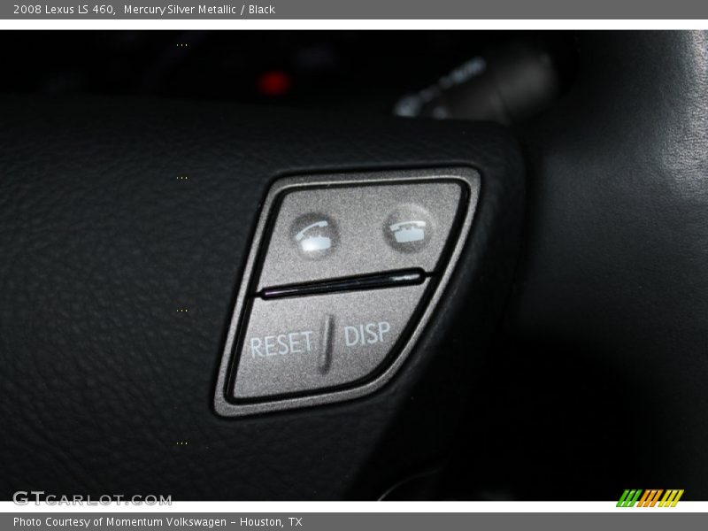 Mercury Silver Metallic / Black 2008 Lexus LS 460