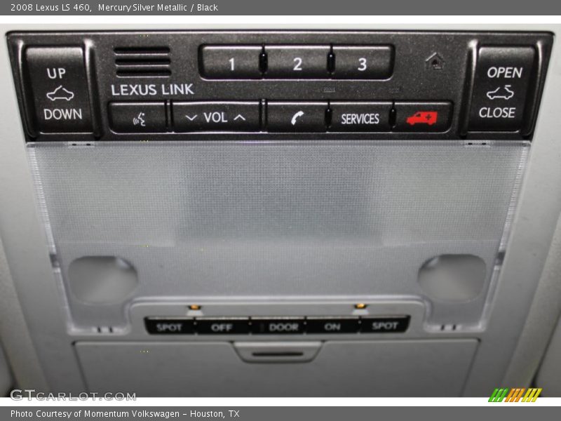 Mercury Silver Metallic / Black 2008 Lexus LS 460