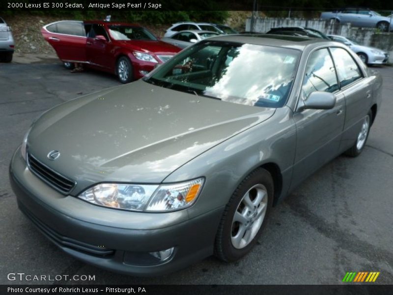 Antique Sage Pearl / Sage 2000 Lexus ES 300 Sedan