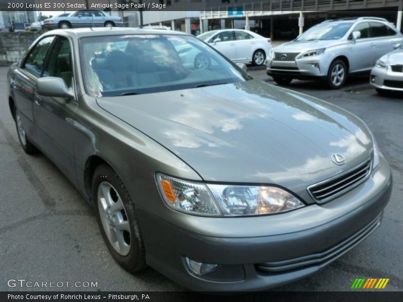 Antique Sage Pearl / Sage 2000 Lexus ES 300 Sedan