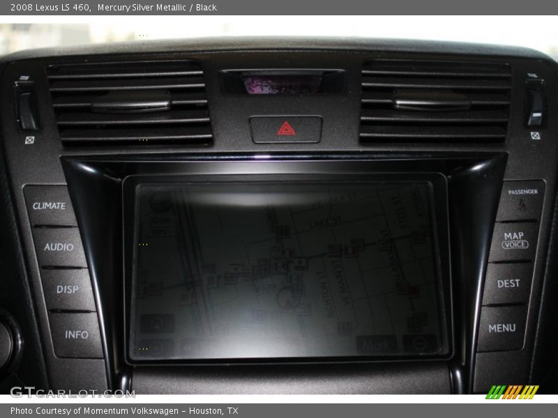 Mercury Silver Metallic / Black 2008 Lexus LS 460