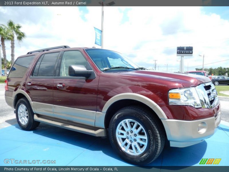 Autumn Red / Camel 2013 Ford Expedition XLT