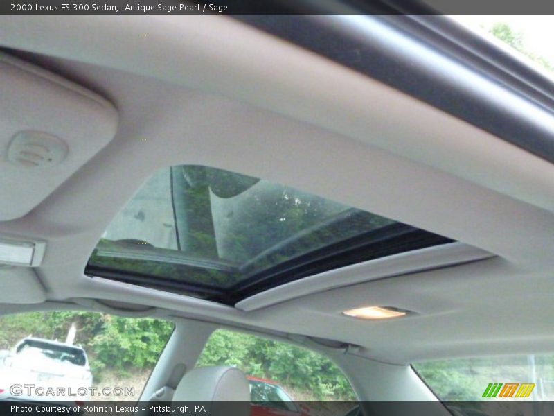 Antique Sage Pearl / Sage 2000 Lexus ES 300 Sedan