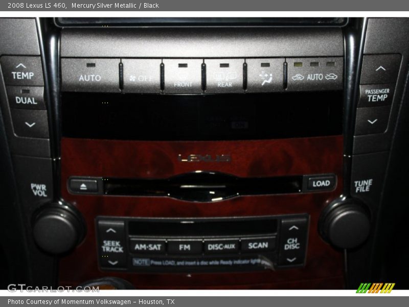 Mercury Silver Metallic / Black 2008 Lexus LS 460