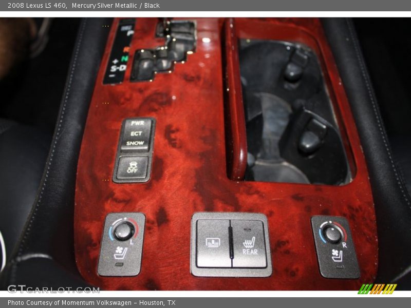 Mercury Silver Metallic / Black 2008 Lexus LS 460
