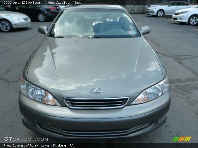 Antique Sage Pearl / Sage 2000 Lexus ES 300 Sedan