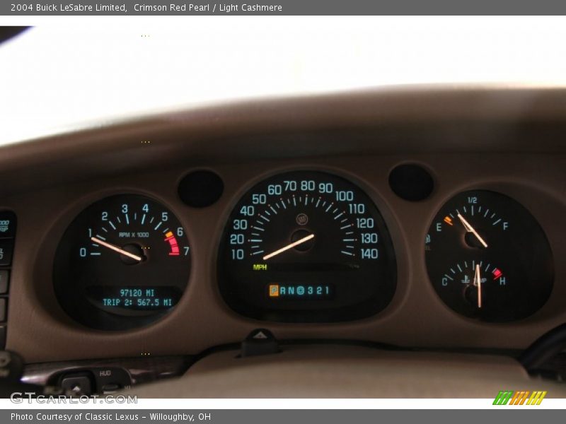 Crimson Red Pearl / Light Cashmere 2004 Buick LeSabre Limited