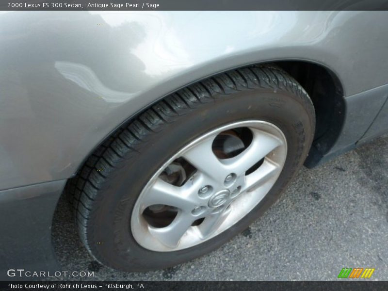 Antique Sage Pearl / Sage 2000 Lexus ES 300 Sedan