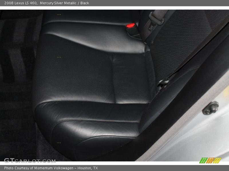 Mercury Silver Metallic / Black 2008 Lexus LS 460