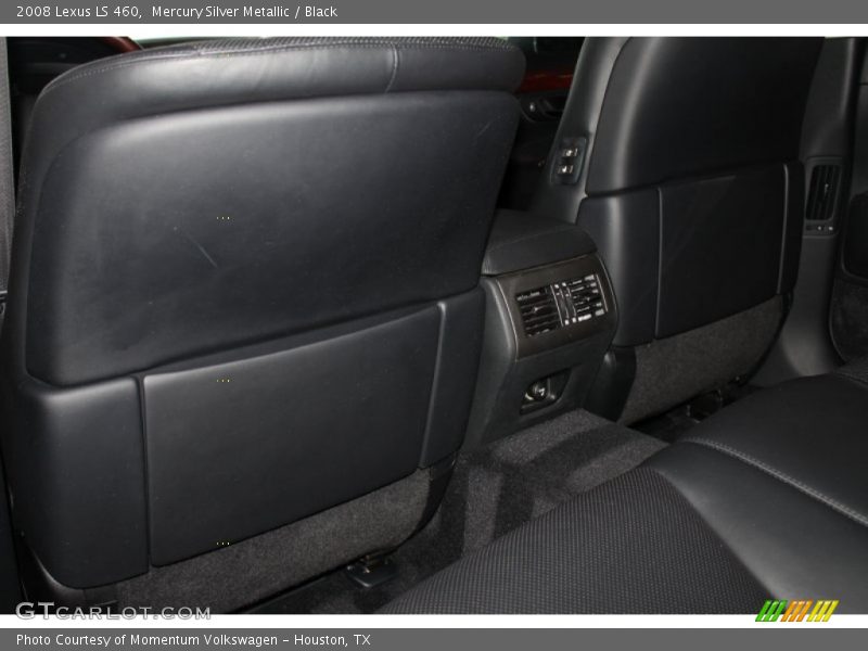 Mercury Silver Metallic / Black 2008 Lexus LS 460