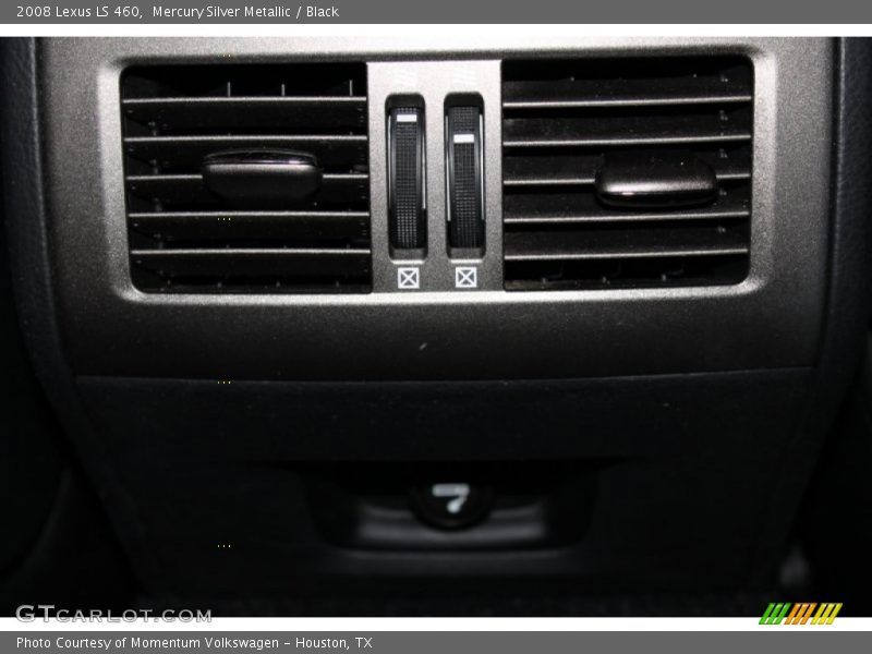 Mercury Silver Metallic / Black 2008 Lexus LS 460