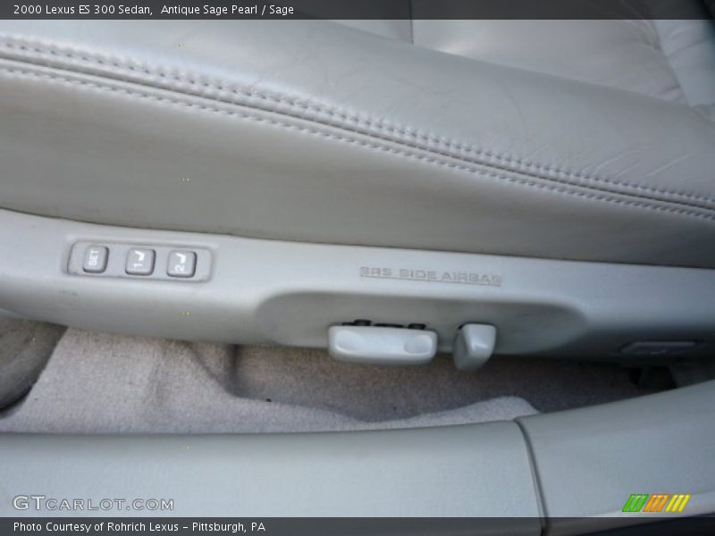 Antique Sage Pearl / Sage 2000 Lexus ES 300 Sedan