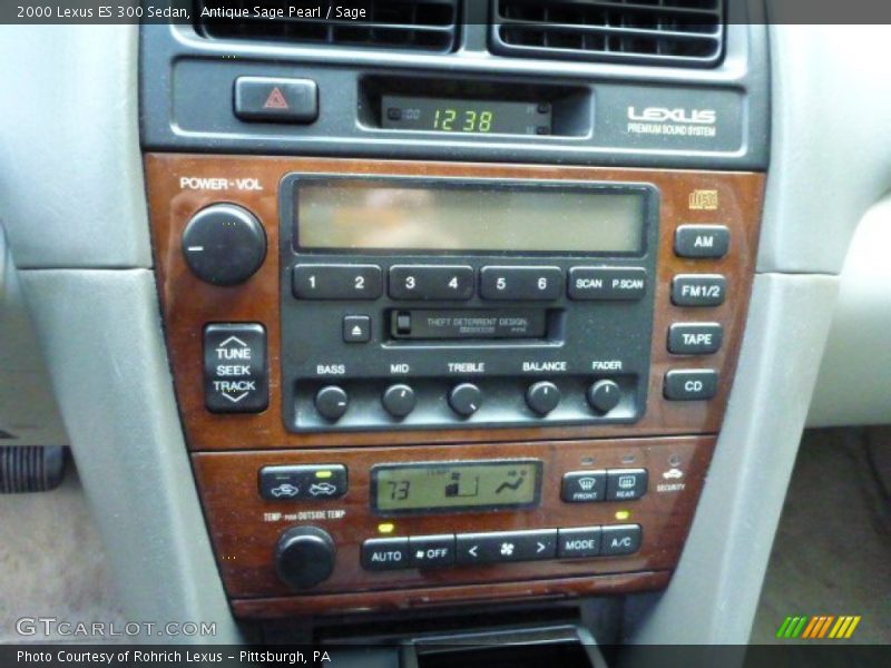 Antique Sage Pearl / Sage 2000 Lexus ES 300 Sedan