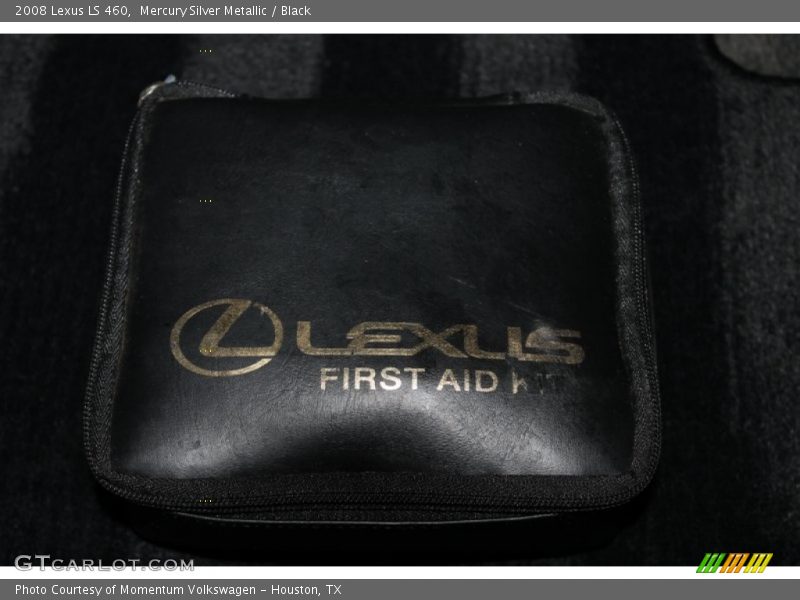 Mercury Silver Metallic / Black 2008 Lexus LS 460