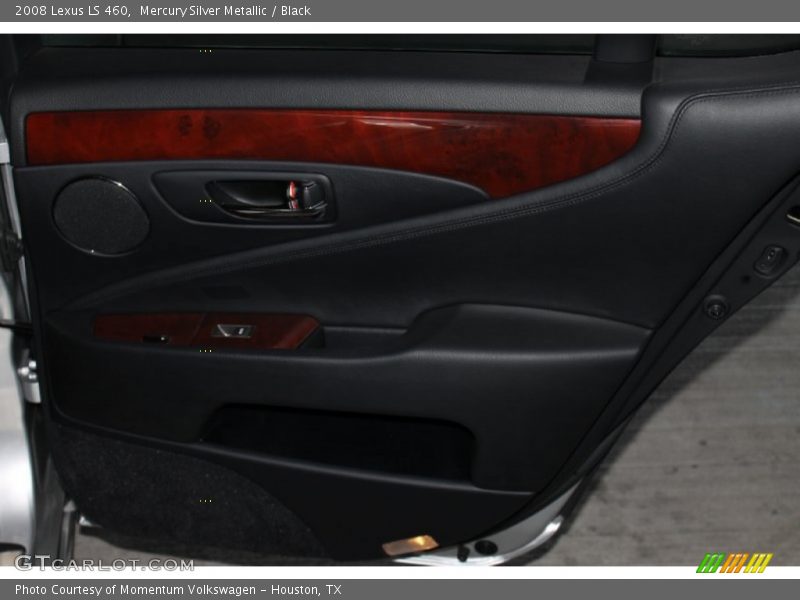 Mercury Silver Metallic / Black 2008 Lexus LS 460