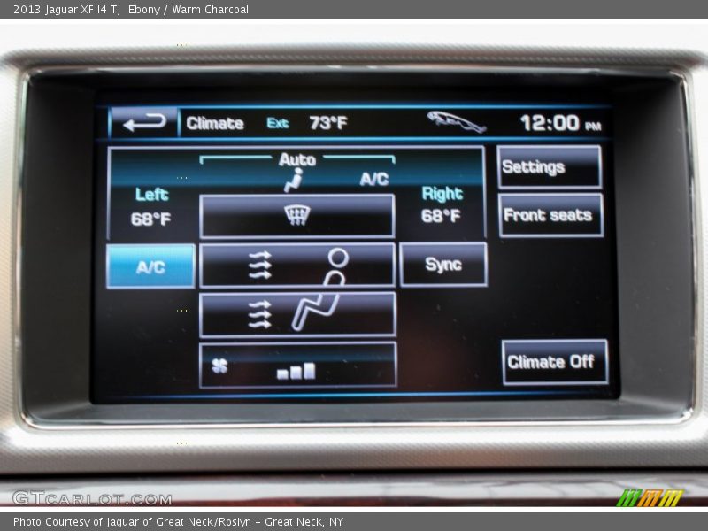 Ebony / Warm Charcoal 2013 Jaguar XF I4 T