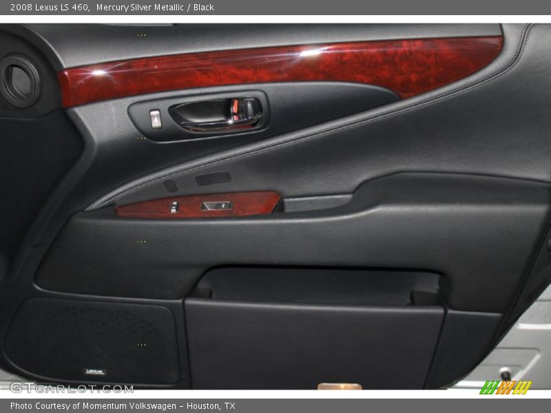 Mercury Silver Metallic / Black 2008 Lexus LS 460