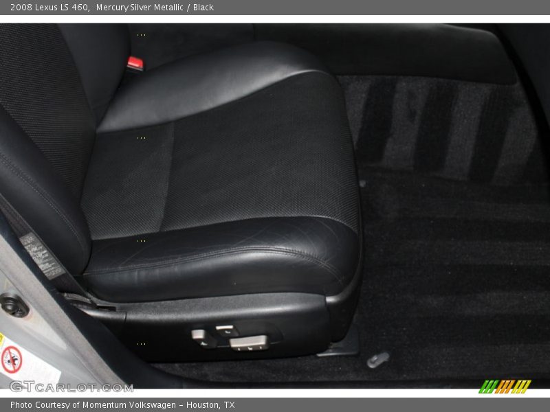 Mercury Silver Metallic / Black 2008 Lexus LS 460