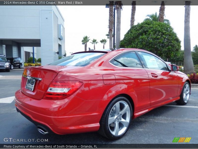 Mars Red / Black 2014 Mercedes-Benz C 350 Coupe