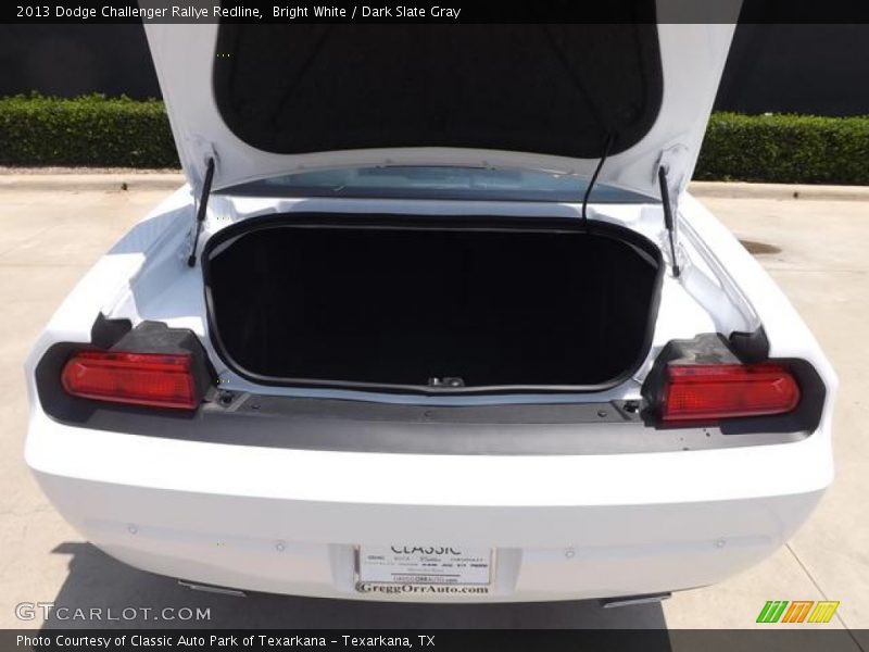 Bright White / Dark Slate Gray 2013 Dodge Challenger Rallye Redline