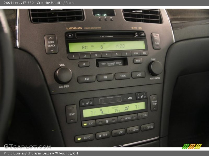 Graphite Metallic / Black 2004 Lexus ES 330