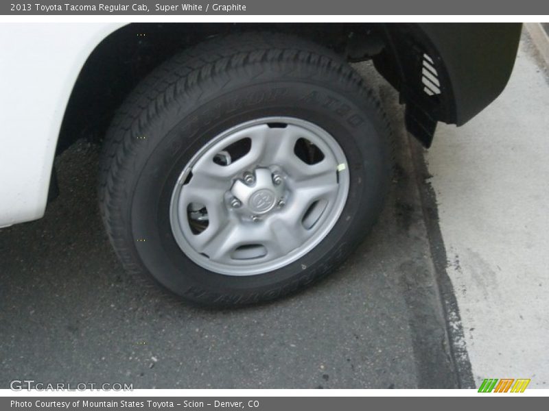 Super White / Graphite 2013 Toyota Tacoma Regular Cab