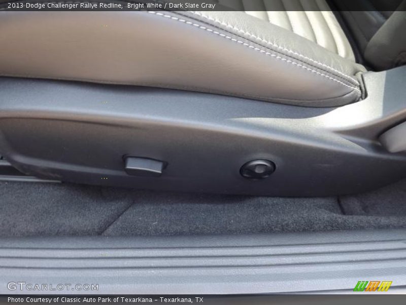 Bright White / Dark Slate Gray 2013 Dodge Challenger Rallye Redline