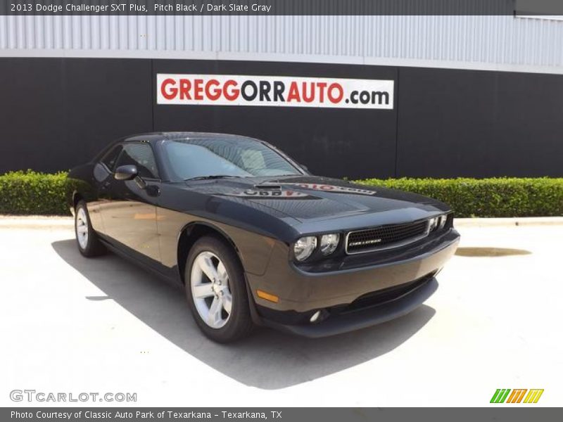 Pitch Black / Dark Slate Gray 2013 Dodge Challenger SXT Plus