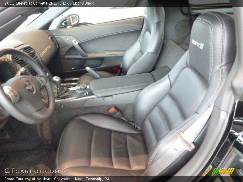  2011 Corvette ZR1 Ebony Black Interior