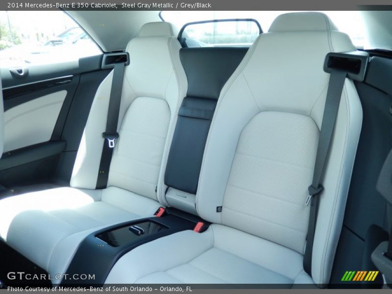 Steel Gray Metallic / Grey/Black 2014 Mercedes-Benz E 350 Cabriolet