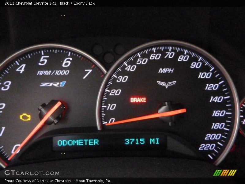 Black / Ebony Black 2011 Chevrolet Corvette ZR1