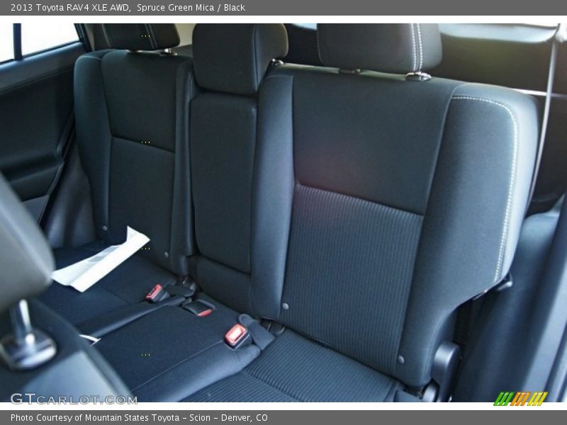 Spruce Green Mica / Black 2013 Toyota RAV4 XLE AWD