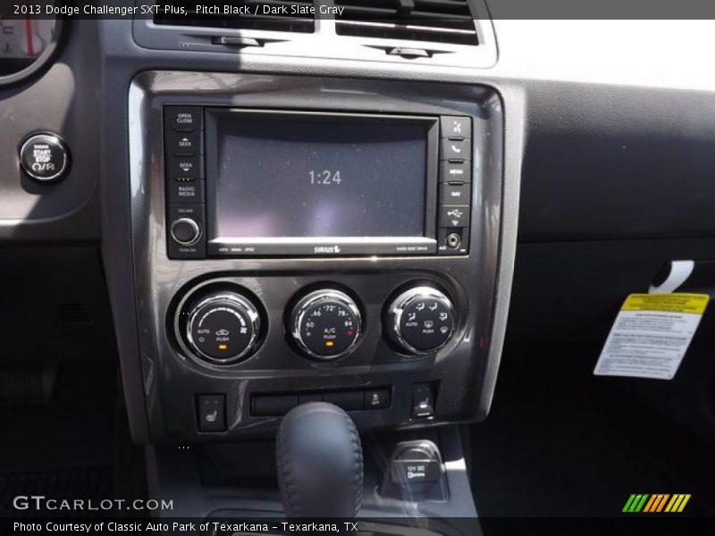 Pitch Black / Dark Slate Gray 2013 Dodge Challenger SXT Plus
