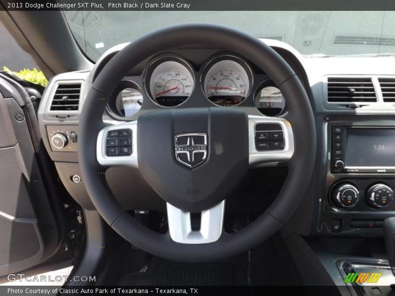 Pitch Black / Dark Slate Gray 2013 Dodge Challenger SXT Plus