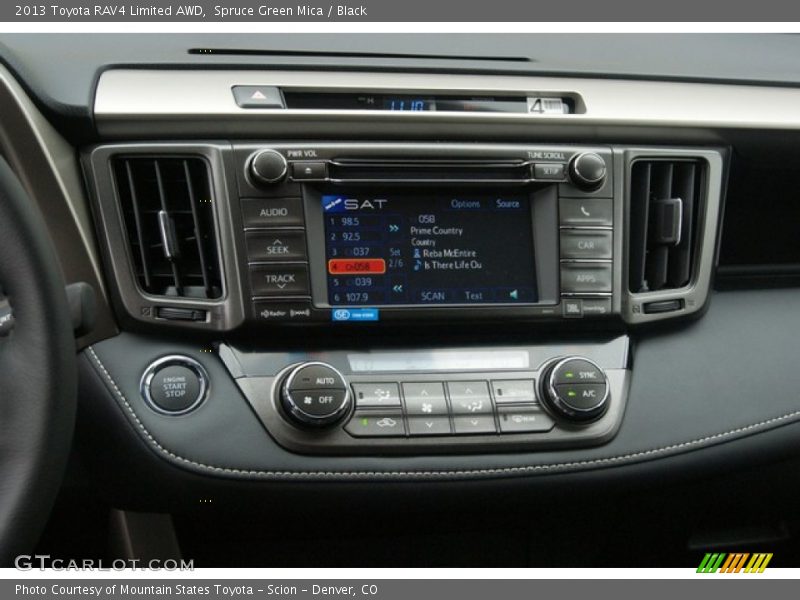 Spruce Green Mica / Black 2013 Toyota RAV4 Limited AWD