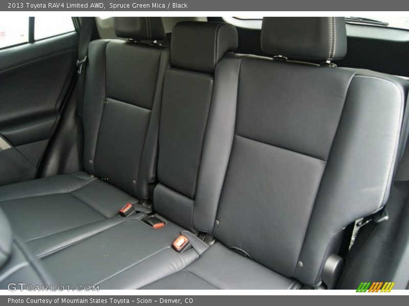 Spruce Green Mica / Black 2013 Toyota RAV4 Limited AWD