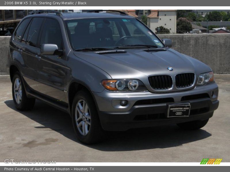 Sterling Grey Metallic / Black 2006 BMW X5 3.0i